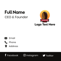Coffee Trophy Business Card Design