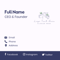 Natural Woman Beauty Business Card Design