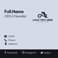 Classic Brand Letter A Business Card Design