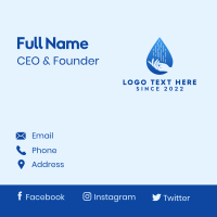 Hygienic Hand Sanitizer Business Card Design