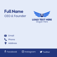 Flying Wings Airline Business Card Design