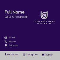 U & D  Business Card Design