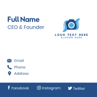 Water Proof Camera Business Card Design