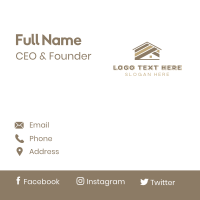 House Floor Tiling Business Card Design