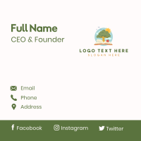 Tree Book Education Business Card Design