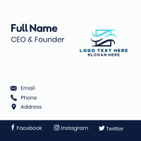 Creative Wave Breeze Business Card Design