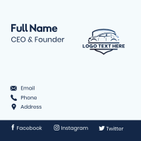 Automobile Car Transportation Business Card Design