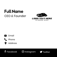 Garage Automobile Car Business Card Design