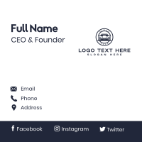 Auto Vehicle Rideshare Business Card Design