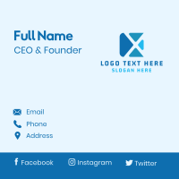 Technology Business Company Business Card Design