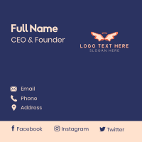 Halo Angel Wings Business Card Design