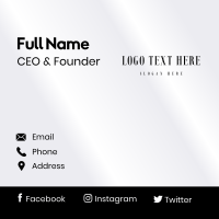 Simple Startup Business Business Card Design