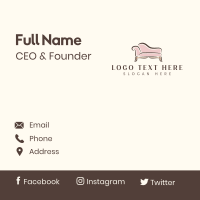 Chair Couch Sofa Business Card Design