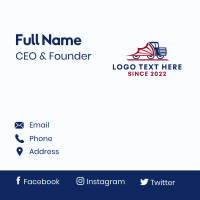 Wing Truck Vehicle Business Card Design