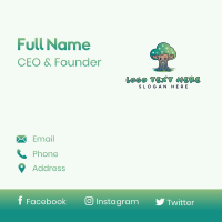 Tree Planting Horticulture Business Card Design