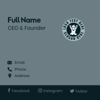 Creepy Haunted Ghost Business Card Design