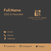 Restaurant Fine Dining Business Card Design