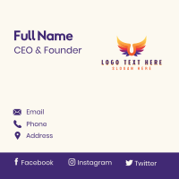 Holy Spiritual Angel Business Card Design