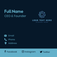 AI Digital Technology Business Card Design