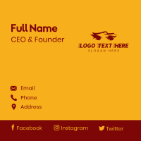 Flame Car Detailing Business Card Design