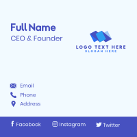 Finance Marketing Company Business Card Design