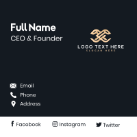 Corporate Company Letter C Business Card Design