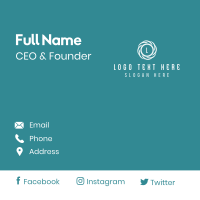 Finance Business Emblem Business Card Design