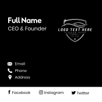 Automotive Car Garage Business Card Design