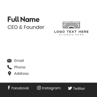 Bridge Builder Construction Business Card Design