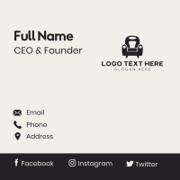 Lounge Chair Furniture Business Card Design