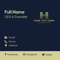 Building Residential Property Business Card Design