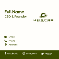 Fedora Hat Boutique  Business Card Design