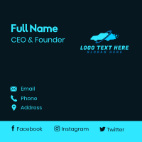 Automobile Bubble Cleaning Business Card Design