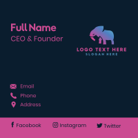 Elephant Creative Agency Business Card Design