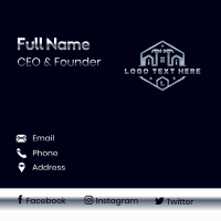 Hammer Hardware Construction Business Card Design