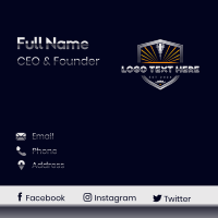 Laser Machine Engrave Business Card Design