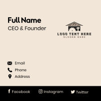 House Construction Carpentry Tools  Business Card Design