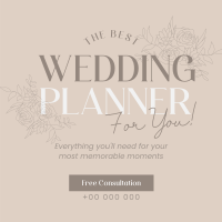 Your Wedding Planner Instagram Post Design