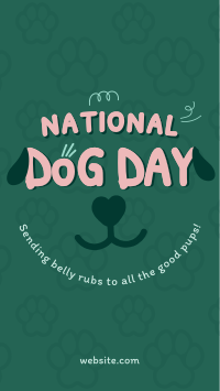 National Dog Day Instagram Story Design