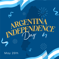 Independence Day of Argentina Instagram post Image Preview