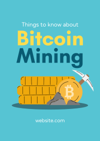 Bitcoin Mining Poster Image Preview