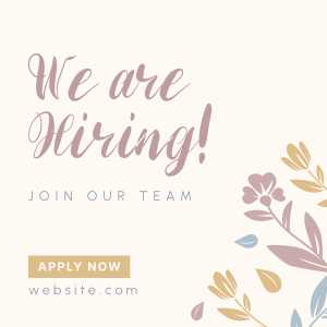 Floral Hiring Instagram post Image Preview