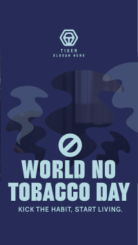 Quit Tobacco Facebook Story Design