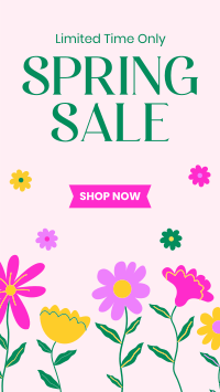 Celebrate Spring Sale Facebook Story Design