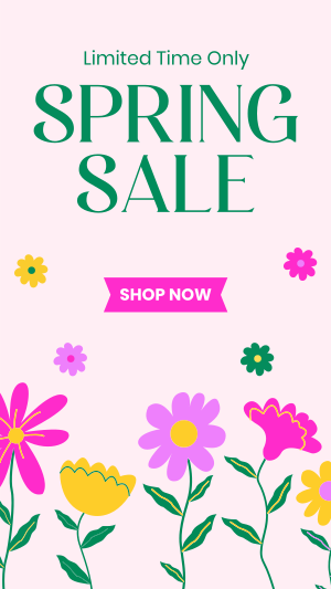 Celebrate Spring Sale Facebook story Image Preview
