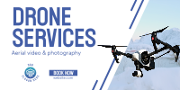 Professional Drone Service Twitter Post Image Preview