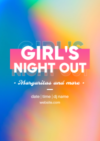 Girl's Night Out Flyer Design