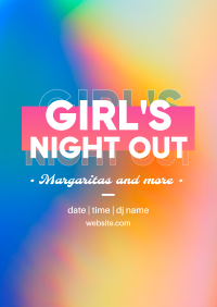 Girl's Night Out Flyer Image Preview