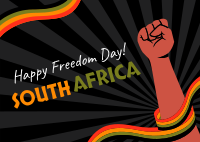 Africa Freedom Day Postcard Design