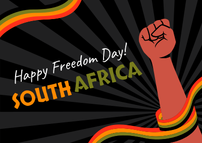 Africa Freedom Day Postcard Image Preview